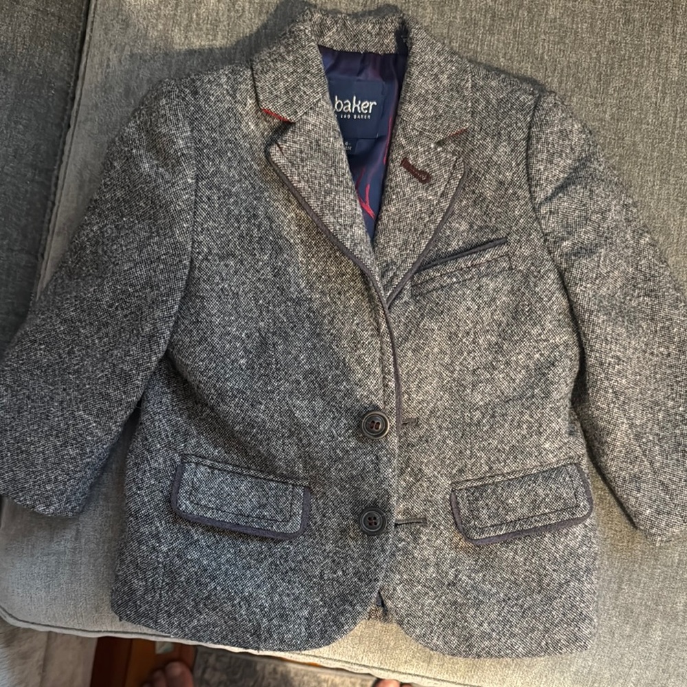 Bakers Kids Grey Tweed Jacket